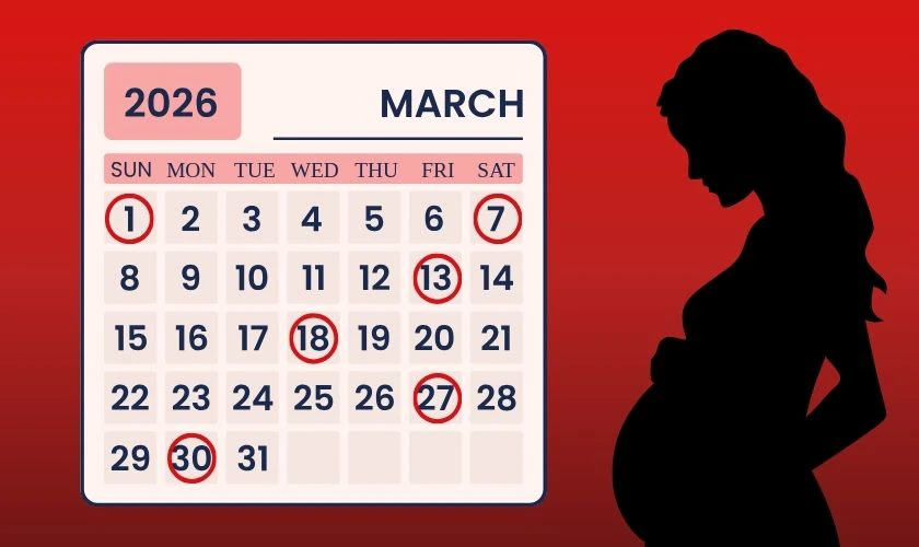 Sinh con tháng 3 năm 2026 ngày nào tốt?