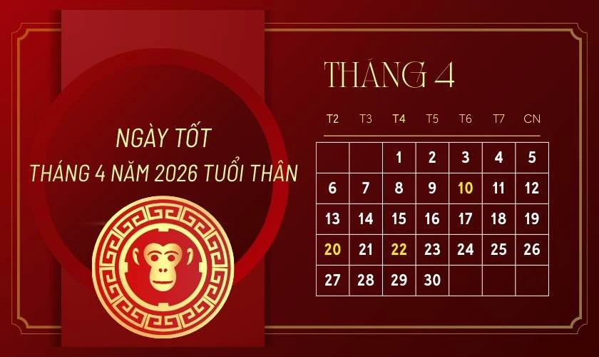 Xem ngày tốt tuổi Thân