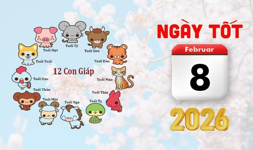 Xem ngày tốt tháng 8 năm 2026 theo tuổi