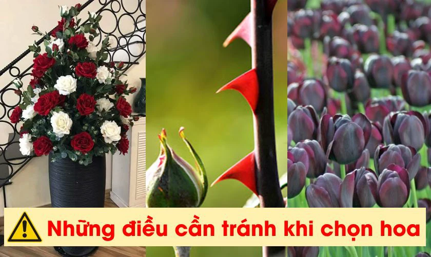 Không dùng hoa có gai, hoa giả để cúng Thần Tài