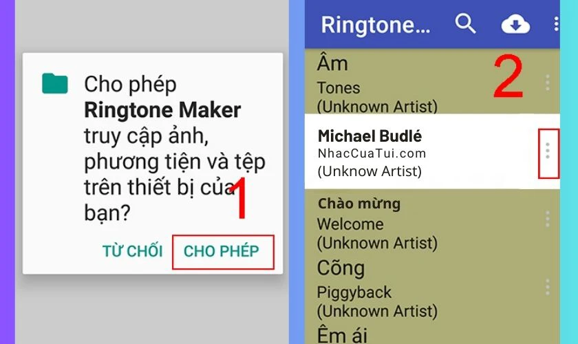 Nhấn vào biểu tượng ba chấm bên cạnh
