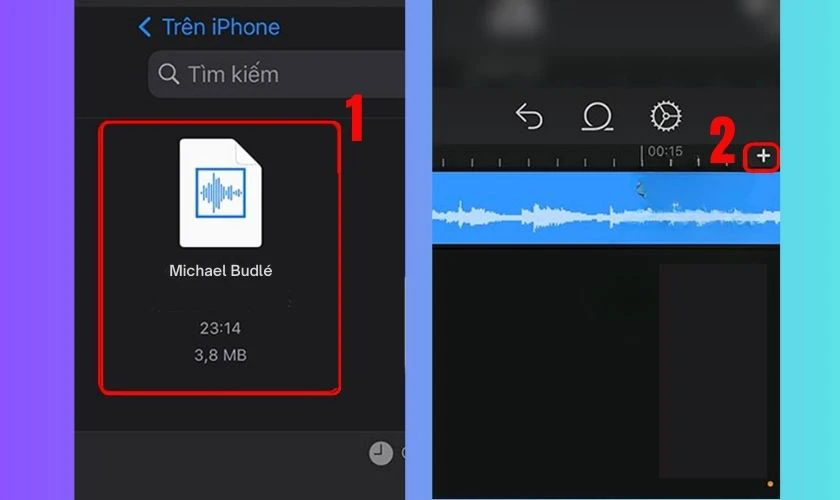 Nhấn vào biểu tượng Thêm