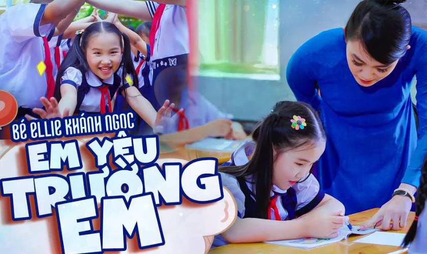 Em Yêu Trường Em - Bé Ellie Khánh Ngọc