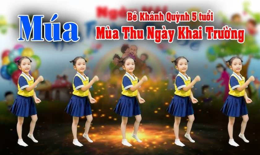 Mùa thu ngày khai trường – Bé Khánh Quỳnh
