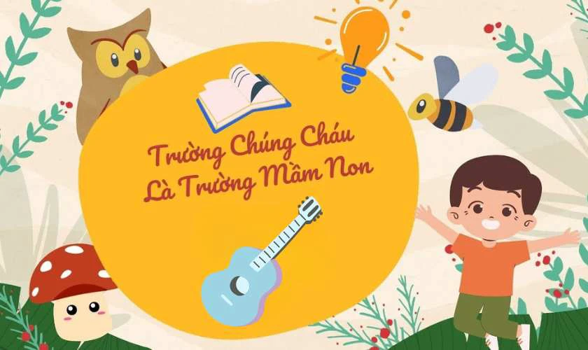 Trường Của Em Đây Là Trường Mầm Non - Bé Thu Uyên