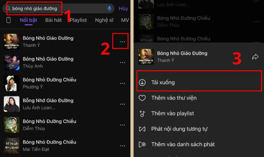 Cách tải nhạc Noel hải ngoại về điện thoại