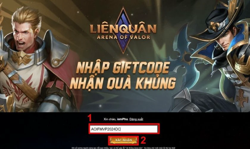 Sao chép mã code Liên Quân