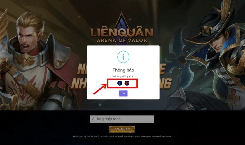 Nhập code Liên quân ở đâu trên iPhone