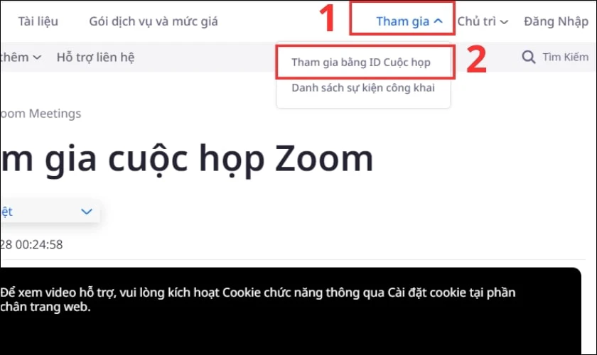 Xử lý lỗi không thể vào Zoom do sai mật khẩu