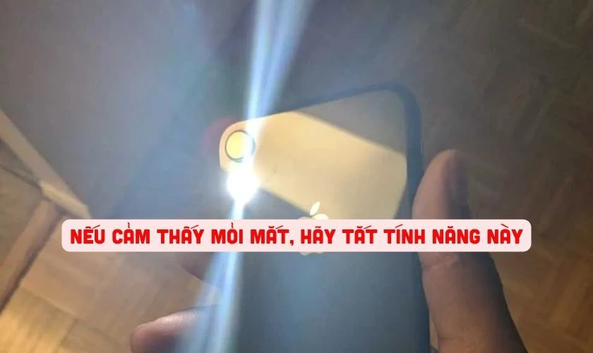 Lưu ý khi bật nháy đèn khi có cuộc gọi đến iPhone 11