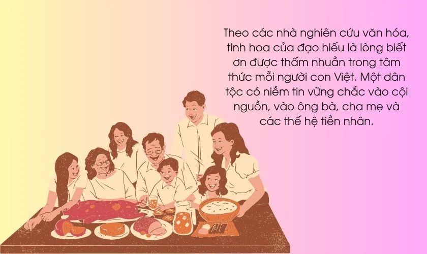 Đạo hiếu - tinh hoa văn hóa gia đình Việt