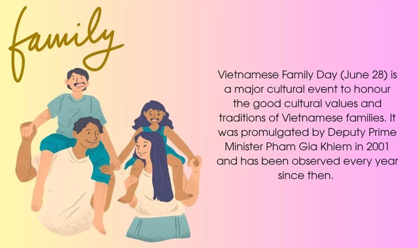 Bài viết tiếng Anh về ngày Gia Đình Việt Nam hay nhất