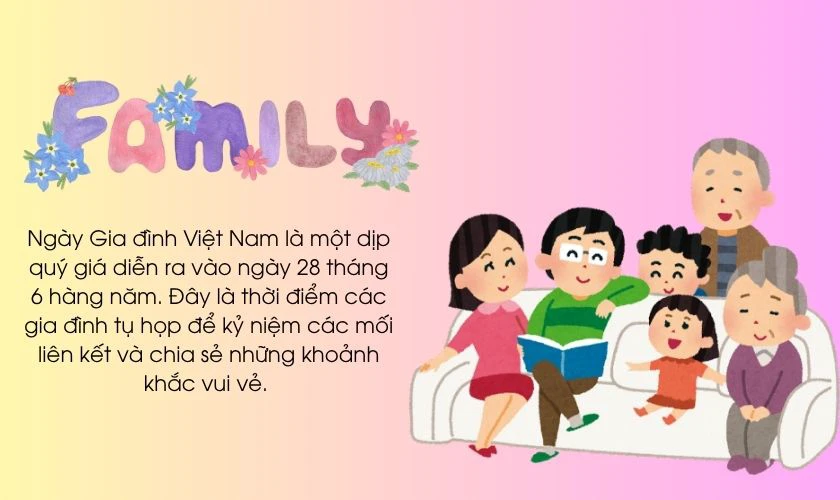 Những bài viết hay về ngày Gia Đình Việt Nam - Kỷ niệm sự đoàn kết gia đình