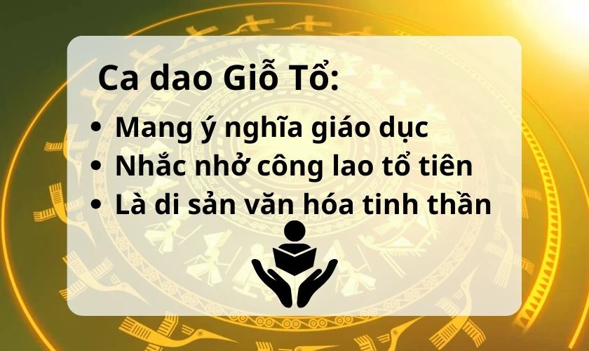 Những câu ca dao về ngày Giỗ Tổ Hùng Vương có ý nghĩa gì?