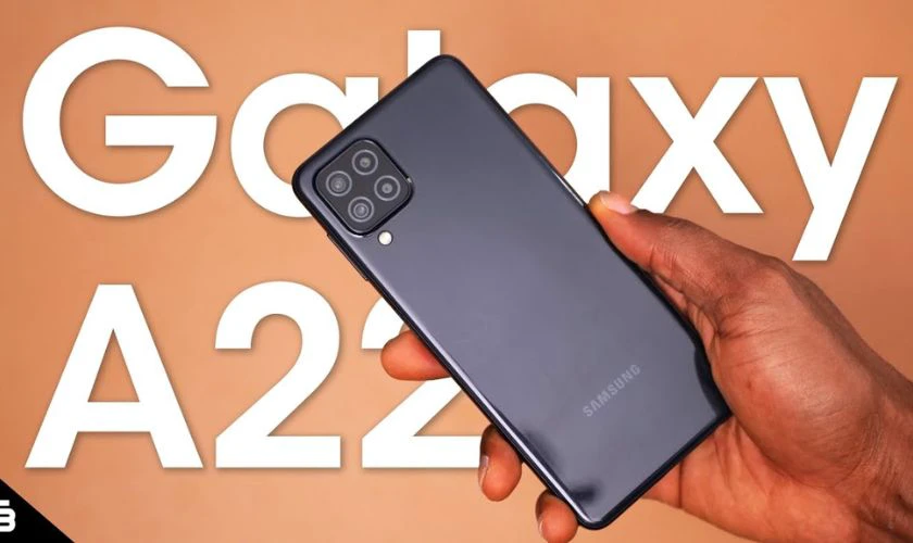 Điện thoại camera góc rộng Samsung Galaxy A22