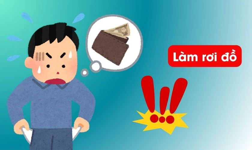 Không làm rơi, thất lạc đồ vào những ngày Tết