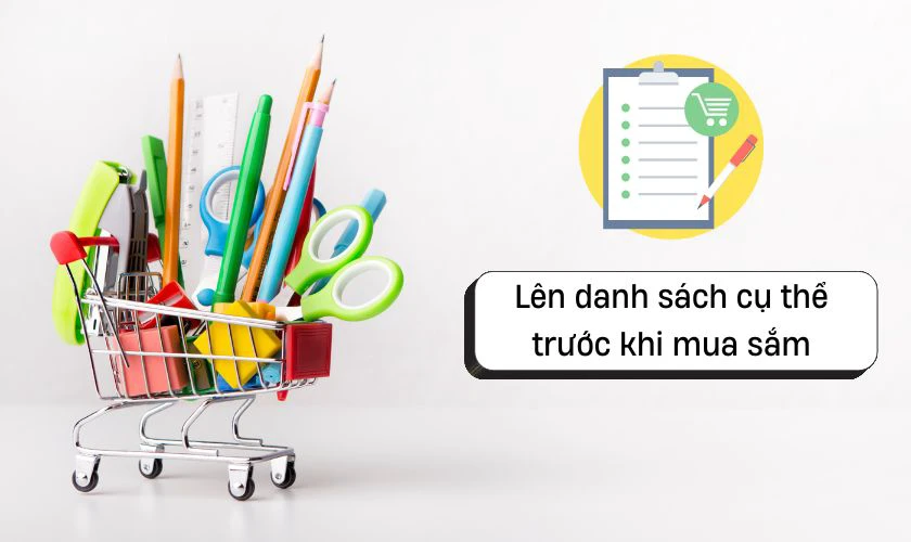Lên danh sách trước khi mua