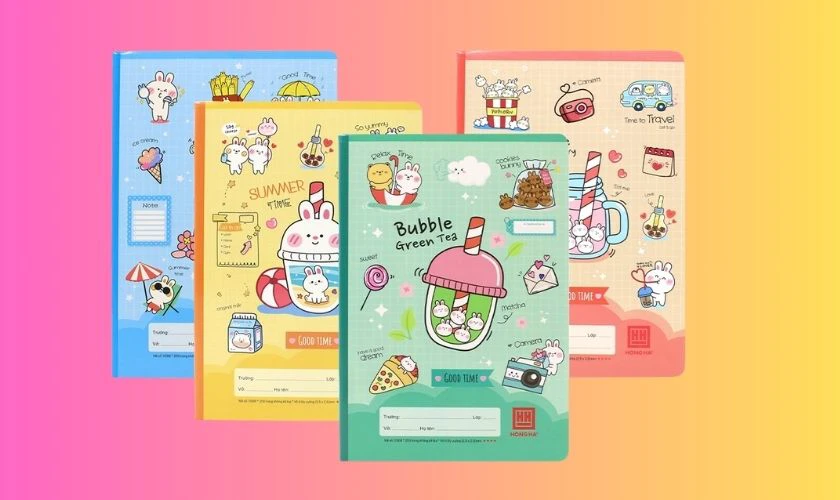 Tập vở ô ly giúp học sinh tiểu học rèn luyện nét chữ, viết đúng hàng, đều dòng