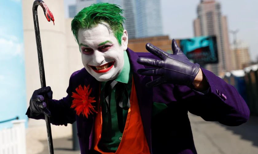 The Joker nhân vật Halloween được nhiều người lựa chọn