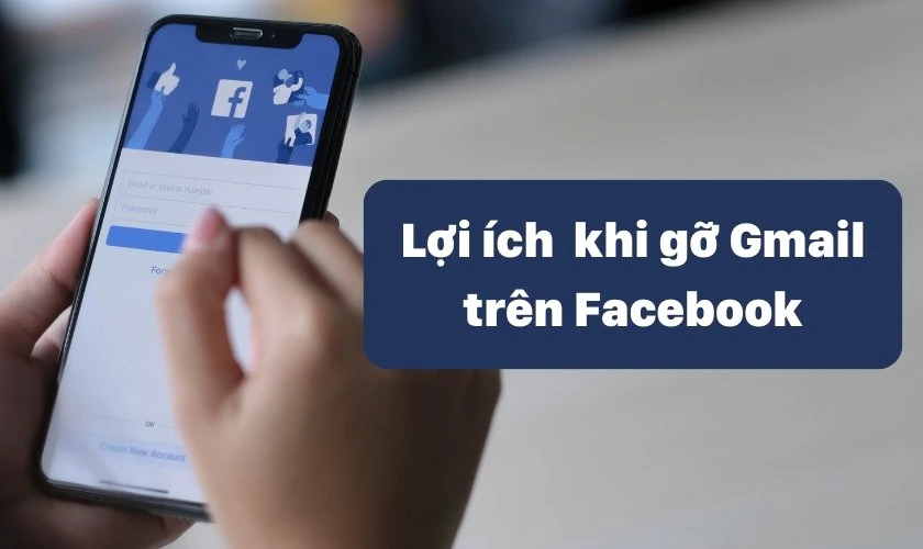 Cách gỡ Gmail trên Facebook