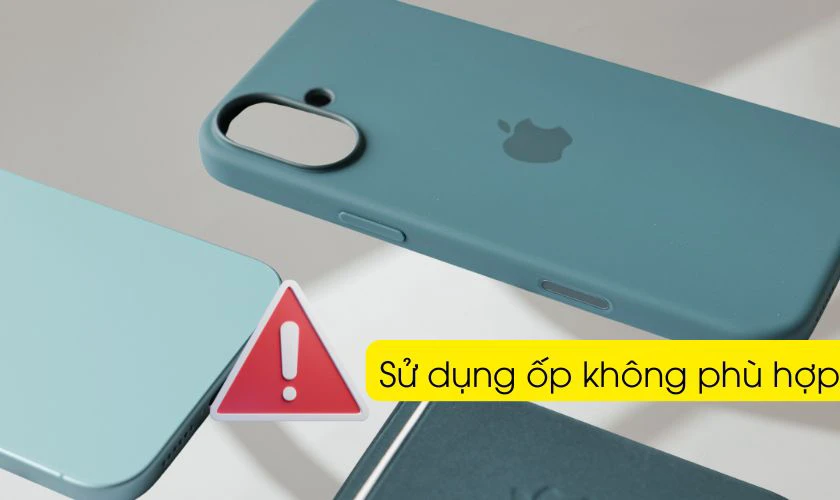 Nút tăng giảm âm lượng iPhone không bấm được do dùng sai ốp