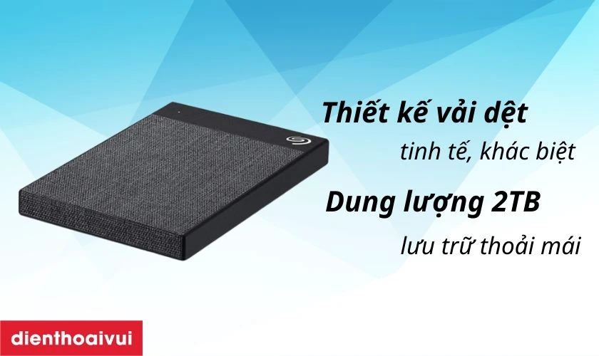 Tính năng nổi bật của ổ cứng di động Seagate Backup Plus Ultra Touch 2TB 2.5 inch USB-C