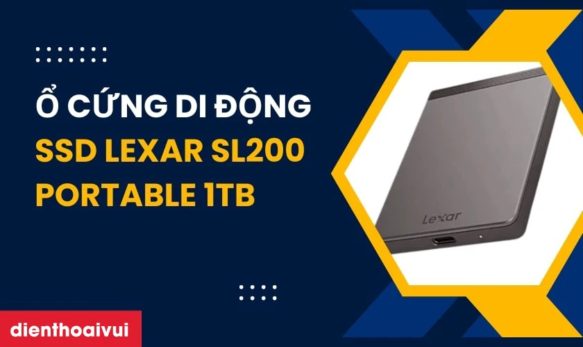 Ổ cứng di động SSD Lexar SL200 Portable 1TB