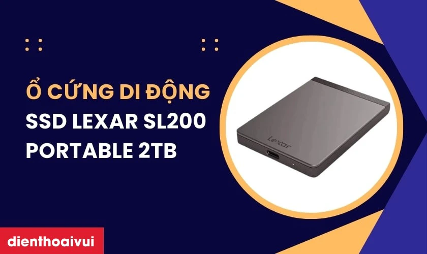 Ổ cứng di động SSD Lexar SL200 Portable 2TB