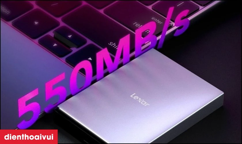 Ưu điểm nổi bật của ổ cứng di động SSD Lexar