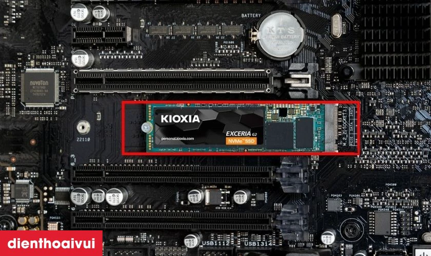 Ổ cứng laptop SSD KIOXIA EXCERIA G2 R2100 M2 PCIE NVME 2280 1TB sở hữu hiệu năng vượt trội