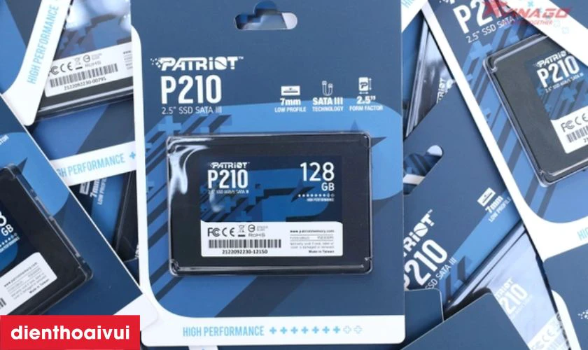 Mô tả sản phẩm ổ cứng laptop SSD PATRIOT P210 SATA3 128GB