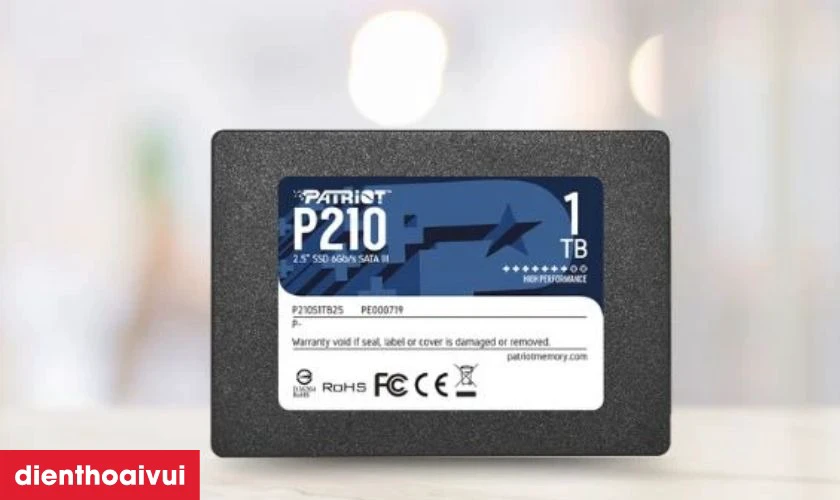 Mô tả sản phẩm ổ cứng laptop SSD PATRIOT P210 SATA3 1TB