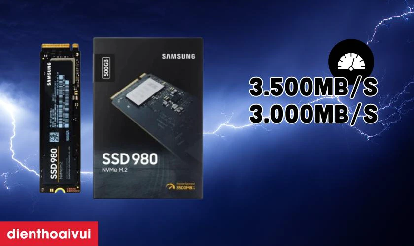 Mô tả sản phẩm ổ cứng laptop SSD Samsung 980 Evo M2 PCIe Nvme 2280 250GB