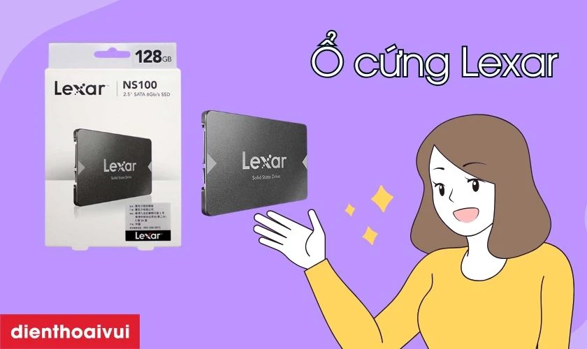 Ổ cứng Lexar đến từ thương hiệu Lexar nổi tiếng của Mỹ