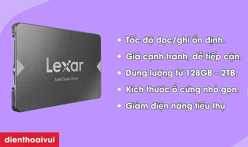 Ưu điểm của ổ cứng Lexar