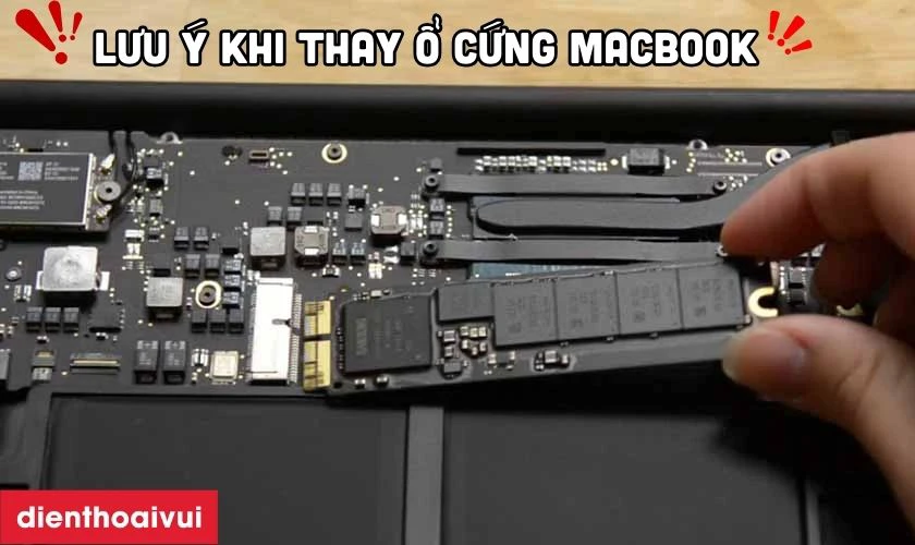 Lưu ý khi thay ổ cứng MacBook Air 2010 A1370