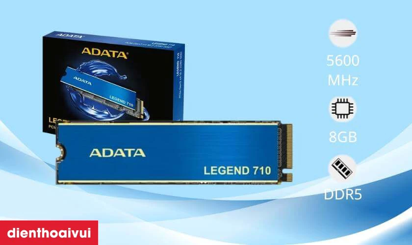 Ổ cứng SSD ADATA Legend 710 M.2 NVMe PCIe Gen 3 1TB