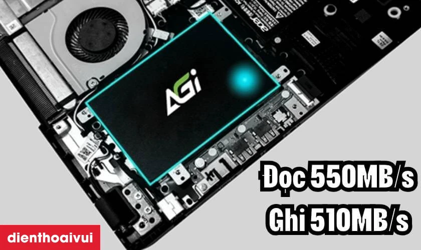 Hiệu năng của ổ cứng SSD AGI AI238 Sata3 512GB