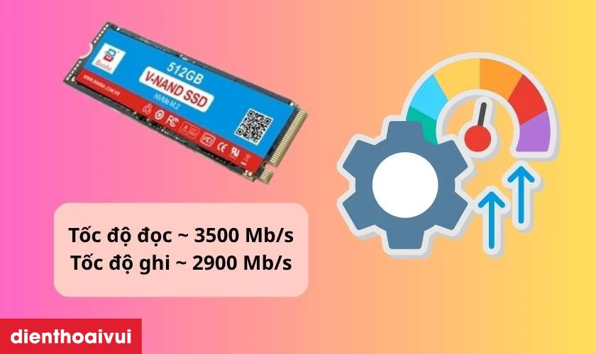 Hiệu năng của ổ cứng SSD Bamba M.2 NVME PCIE GEN4 512GB