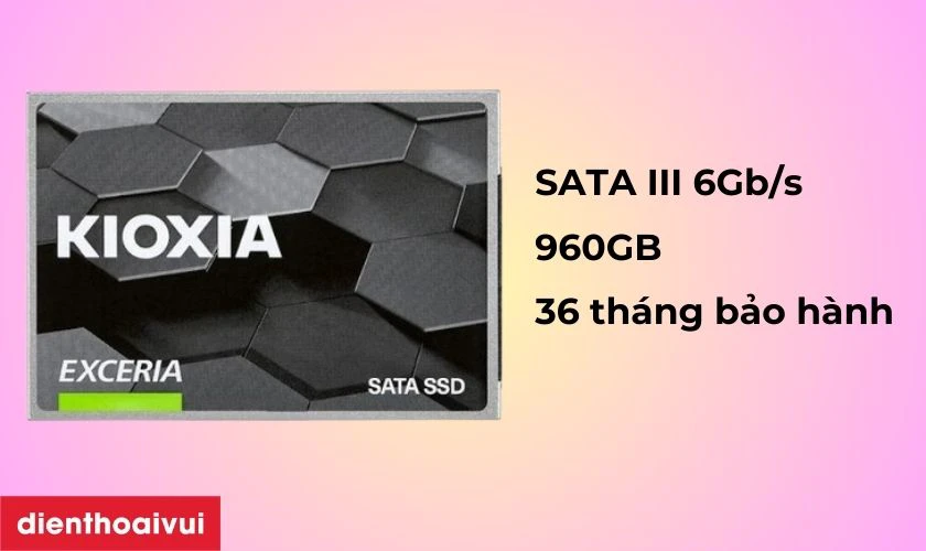 Thông tin chi tiết về SSD KIOXIA EXCERIA R550 SATA3 960GB