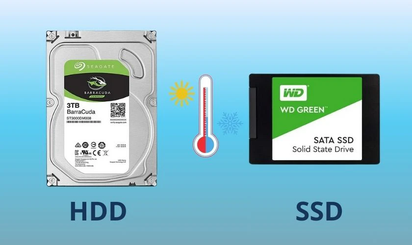 SSD giúp mát hơn