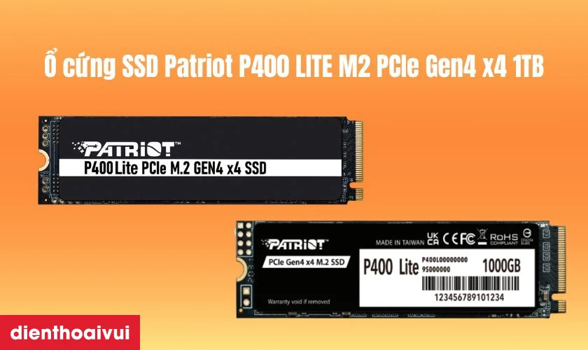 Hiệu năng của ổ cứng SSD Patriot P400 LITE M2 PCIe Gen4 x4 1TB