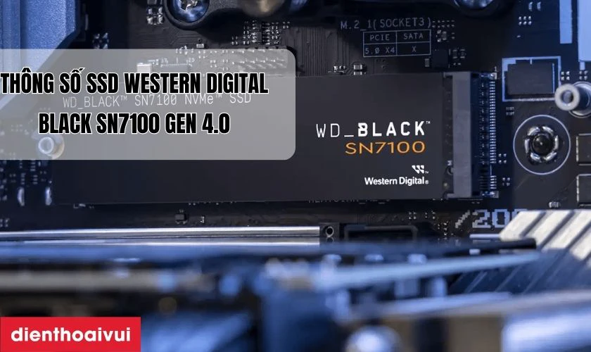 Đặc điểm nổi bật của ổ cứng SSD Western Digital Black SN7100 NVME PCIe Gen 4.0 500GB