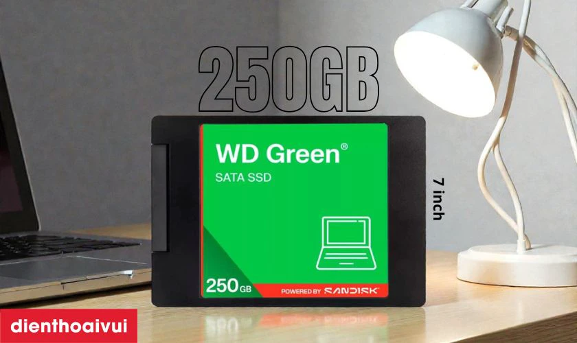 Th&ocirc;ng số kỹ thuật của ổ cứng SSD Western Digital Green SATA 3 250GB
