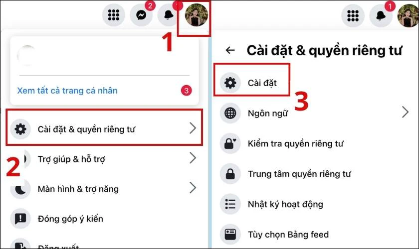 Cách khóa tài khoản Facebook tạm thời trên máy tính