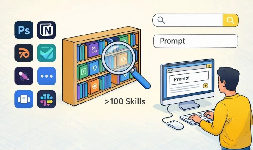 Openclaw.ai cung cấp hệ thống kỹ năng đa dạng