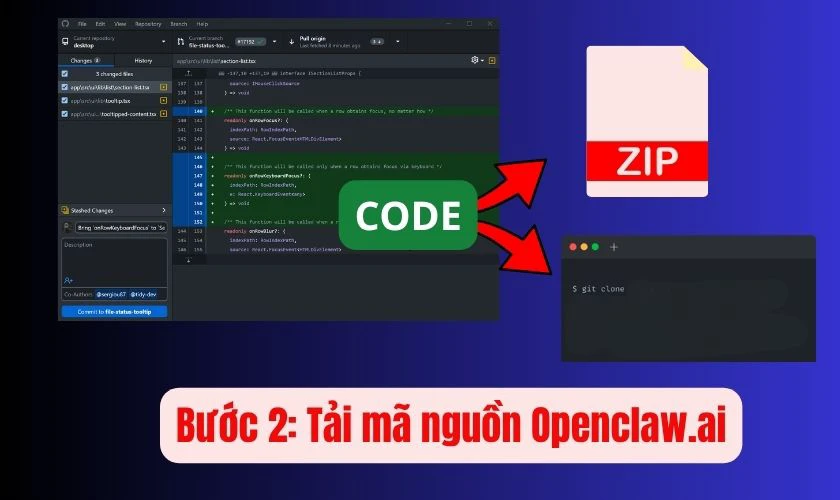 Tải mã nguồn Openclaw.ai