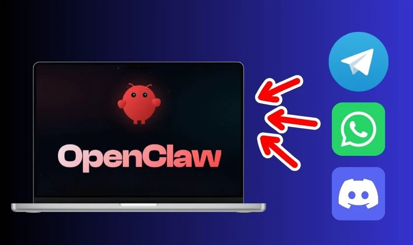 Cách sử dụng Openclaw.ai là gì - Kết nối nền tảng trò chuyện