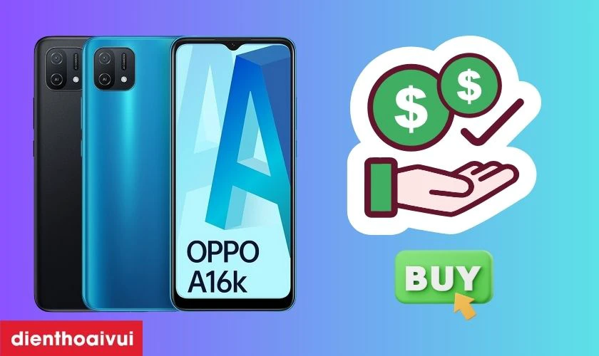 Vì sao nên mua OPPO A16K 3GB 32GB - Cũ Đẹp?