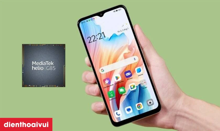 Hiệu năng ổn định với chip Helio G85